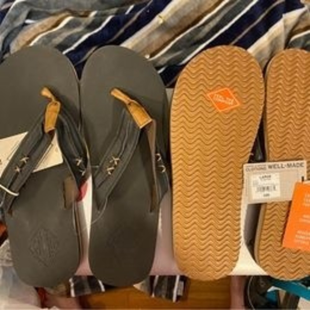 NWT MENS SJB BLK LG(11-12) Flip-Flop $16 each